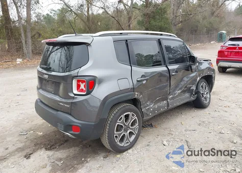 2017 Jeep Renegade Limited 4X4 из США, поврежденный, VIN ZACCJBDB7HPF05217